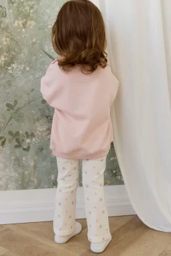 Organic Cotton Rib Winslet Pant - Emma Whisper