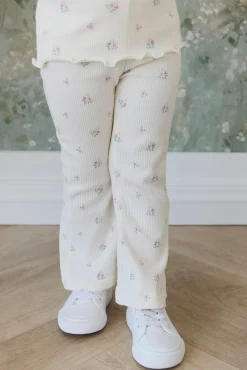Organic Cotton Rib Winslet Pant - Emma Whisper