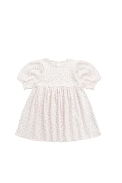 Organic Cotton Rosie Dress - Victoria Blush