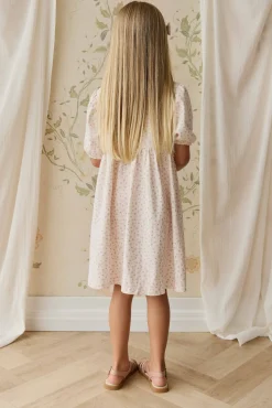 Organic Cotton Rosie Dress - Victoria Blush