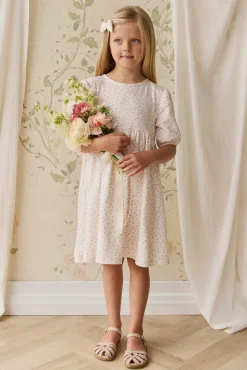 Organic Cotton Rosie Dress - Victoria Blush