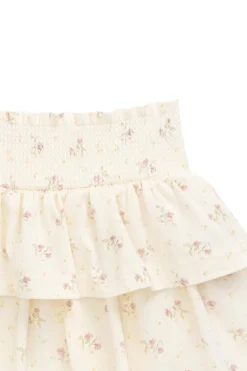 Organic Cotton Ruby Skirt - Thelma Parchment
