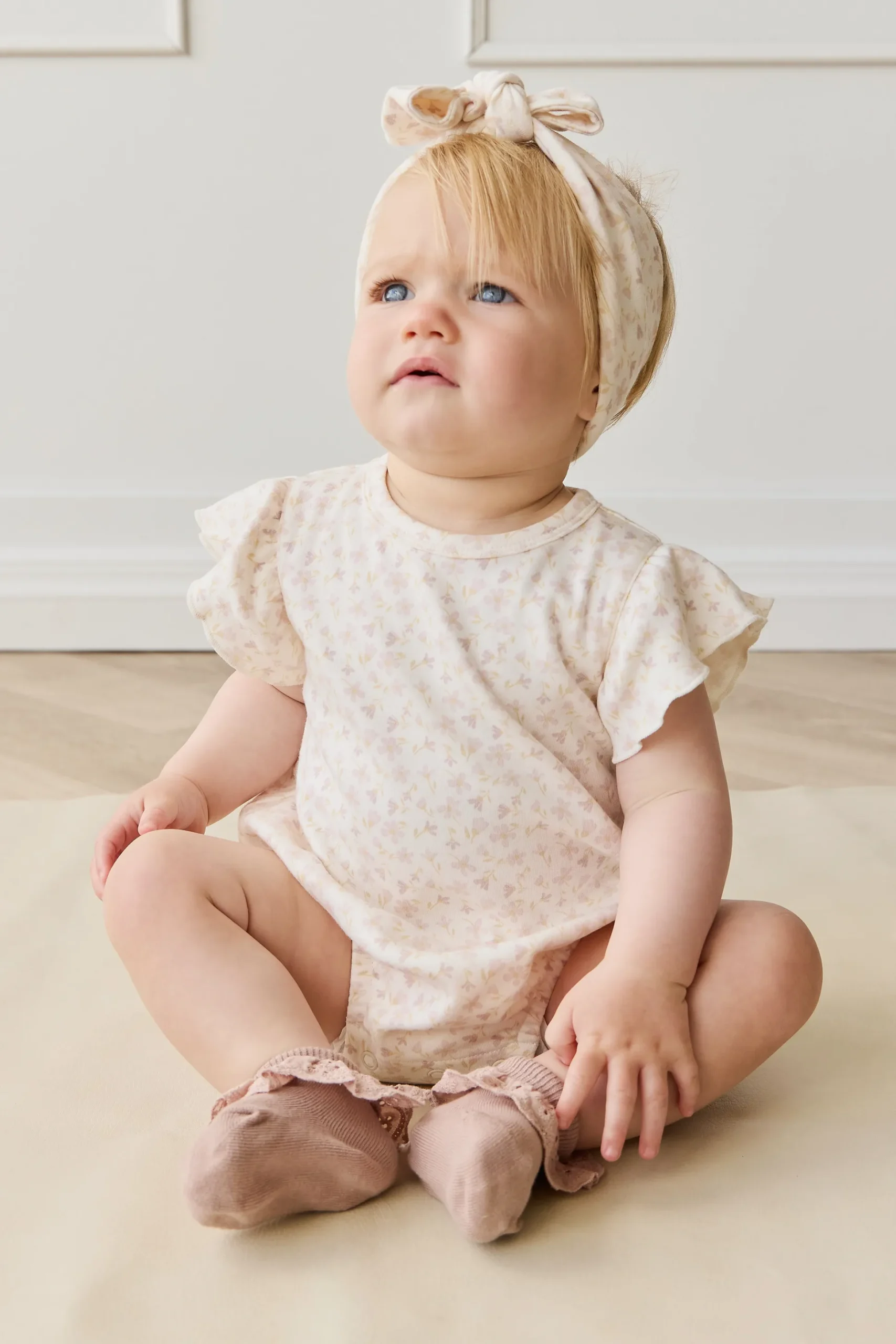 Organic Cotton Sage Onepiece - Aries Mauve