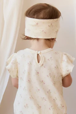 Organic Cotton Sage Onepiece - Thelma Parchment