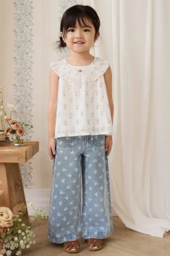Organic Cotton Saylor Top - Josepha Egret