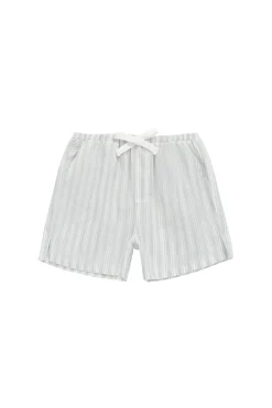Organic Cotton Silas Short - Variegated Stripe Shoreline