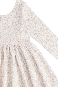 Organic Cotton Tallulah Dress - Posy Milk