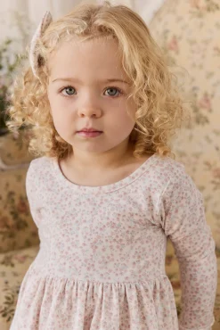 Organic Cotton Tallulah Dress - Posy Milk