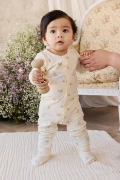 Organic Cotton Trey Onepiece - Playful Honey