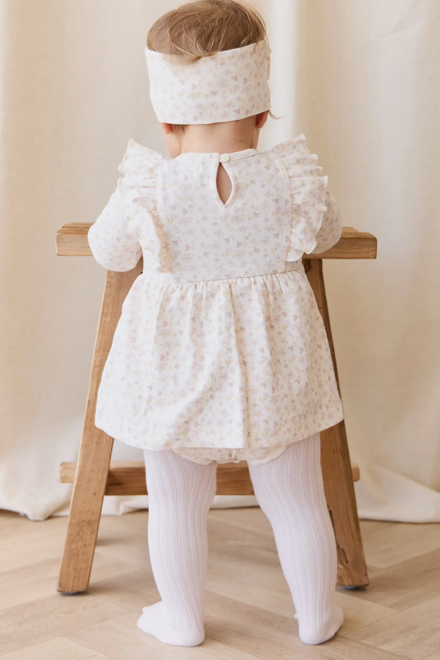 Organic Cotton Vivienne Playsuit - Aries Mauve