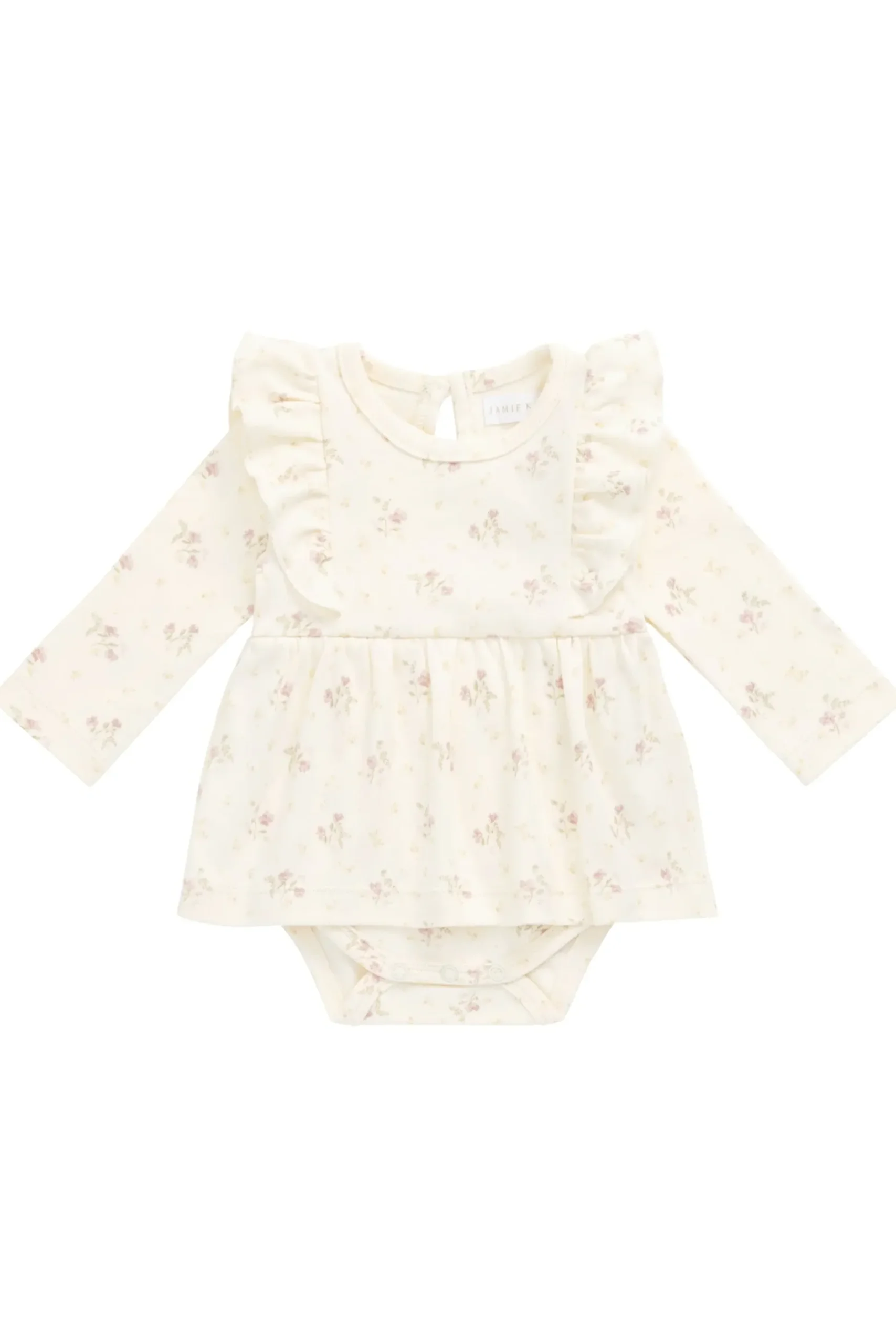 Organic Cotton Vivienne Playsuit - Thelma Parchment