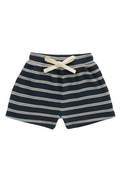 Organic Cotton Waffle Leith Short - Dreamer Stripe Captain