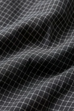 Organic Cotton Wilder Short - Basalt Grid