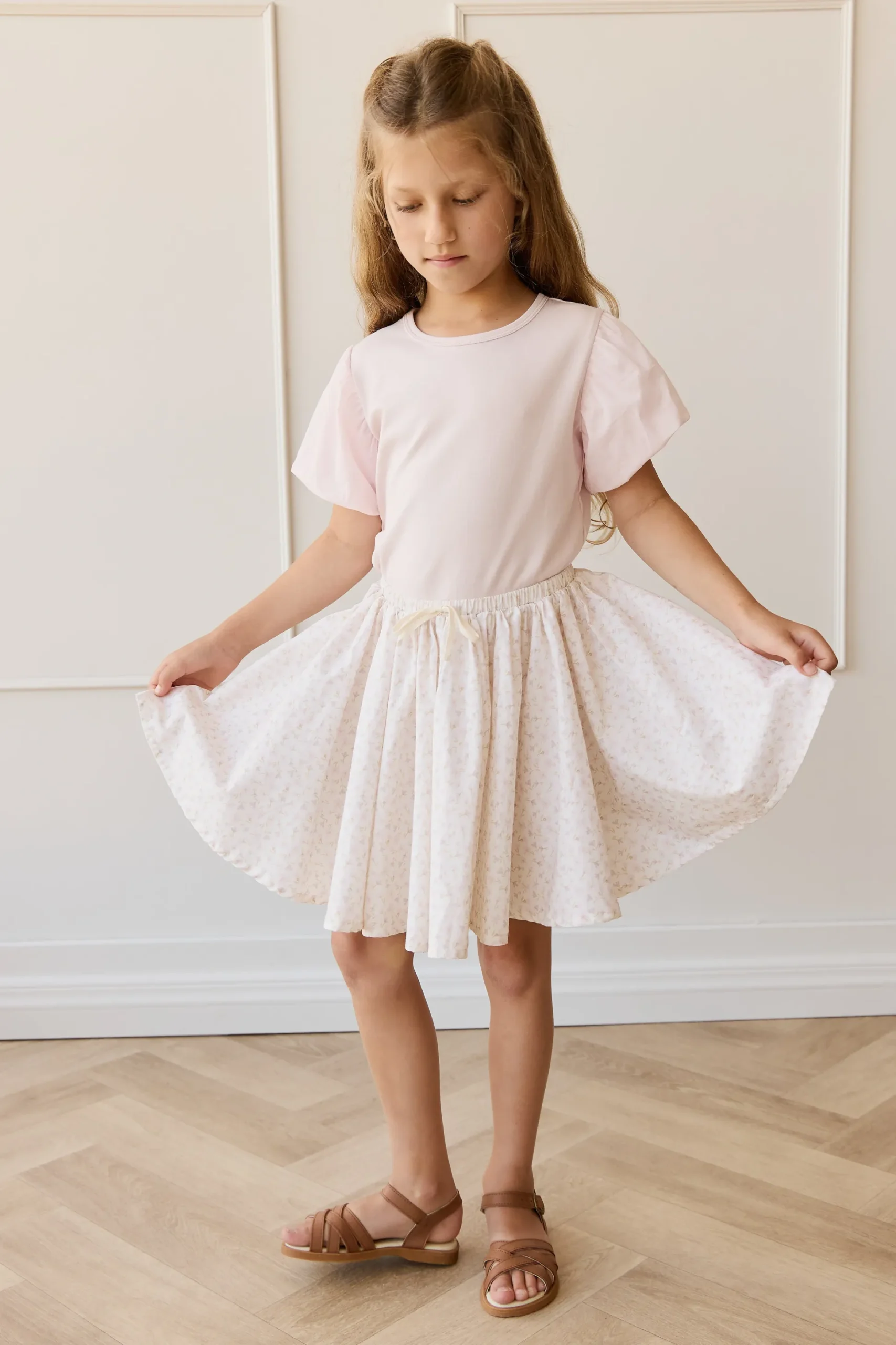 Organic Cotton Winnie Skirt - Aries Mauve