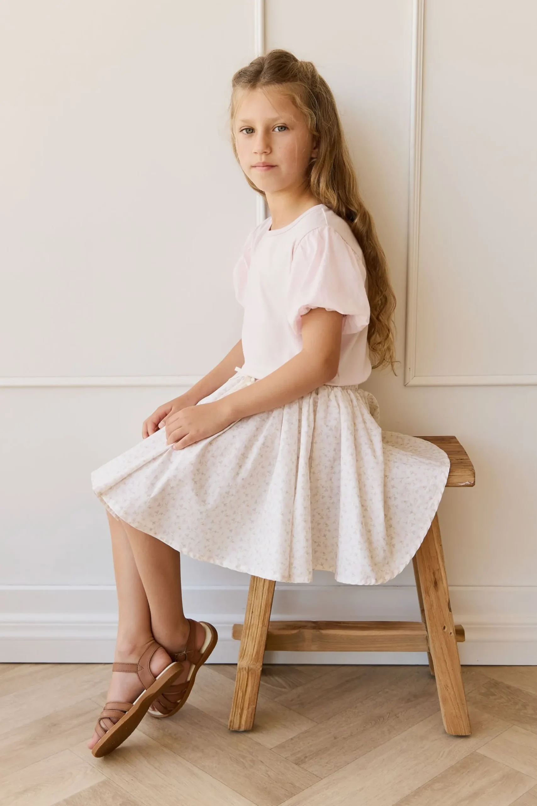 Organic Cotton Winnie Skirt - Aries Mauve
