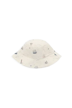 Organic Cotton Woven Bucket Hat-Sailing Day