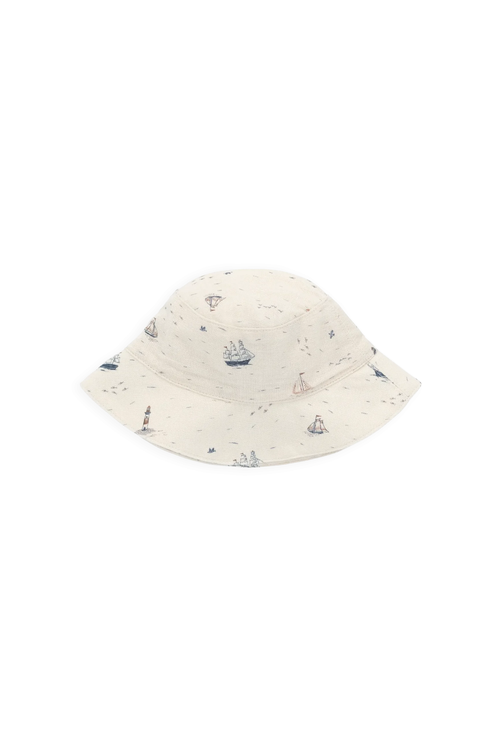 Organic Cotton Woven Bucket Hat-Sailing Day