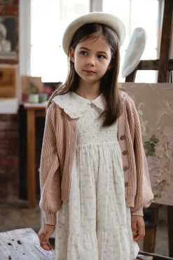 Paloma Cardigan - Rose Mist