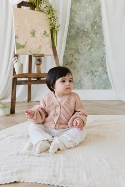 Paloma Cardigan - Rose Mist