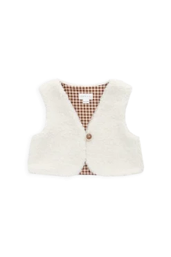 Petal Vest - Natural