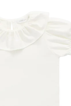 Pima Cotton Livvy Top-Parchment