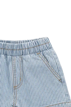 Reid Denim Short - Holiday Stripe