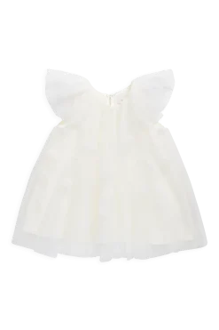 Rhea Tulle Dress - Parchment