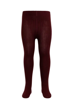 Ribbed Tight - Burgundy