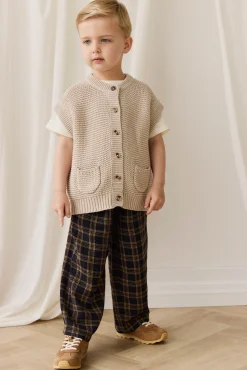 Rome Knit Vest-Oat
