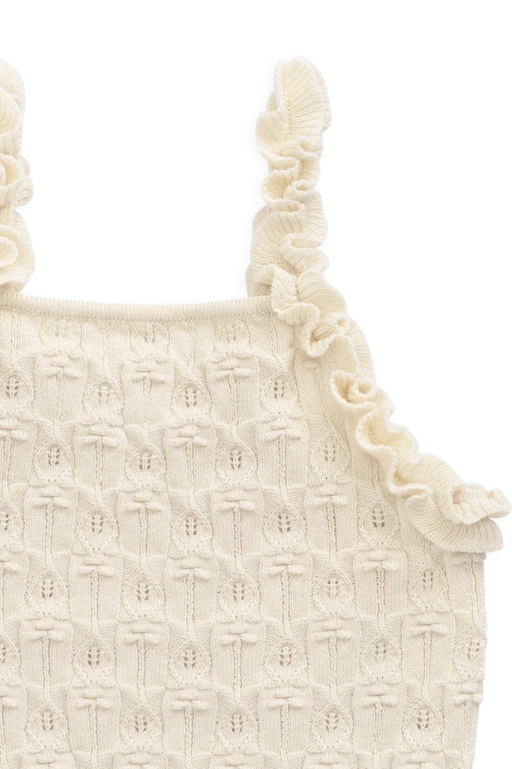 Sammy Knitted Top - Vanilla