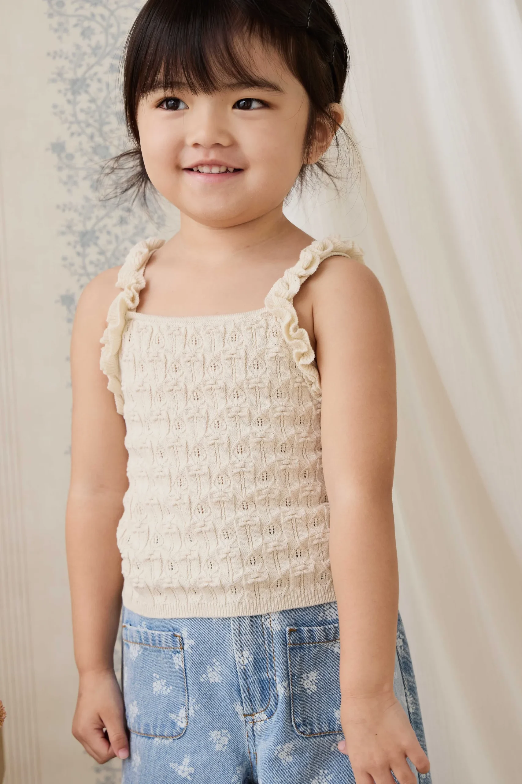 Sammy Knitted Top - Vanilla