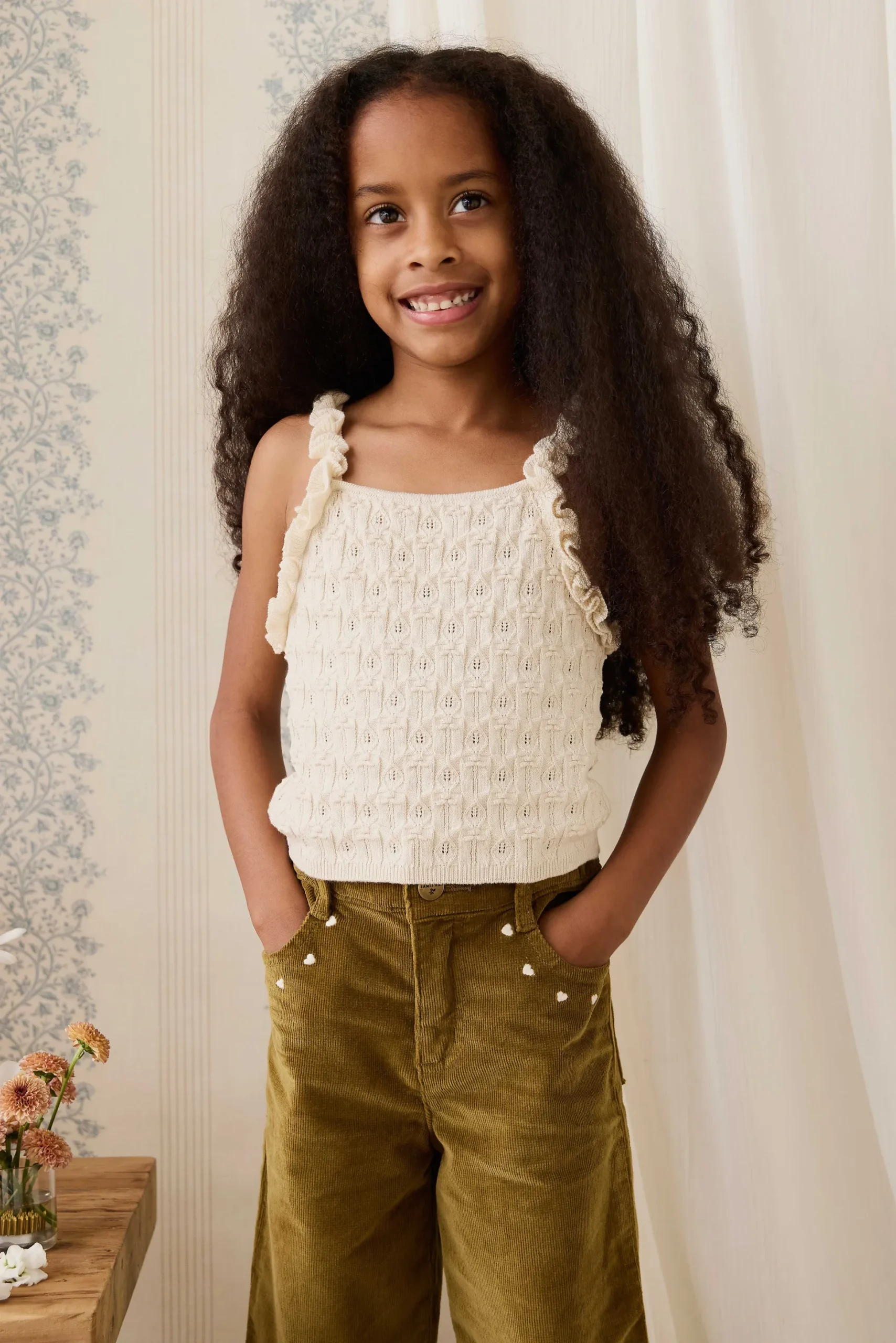 Sammy Knitted Top - Vanilla