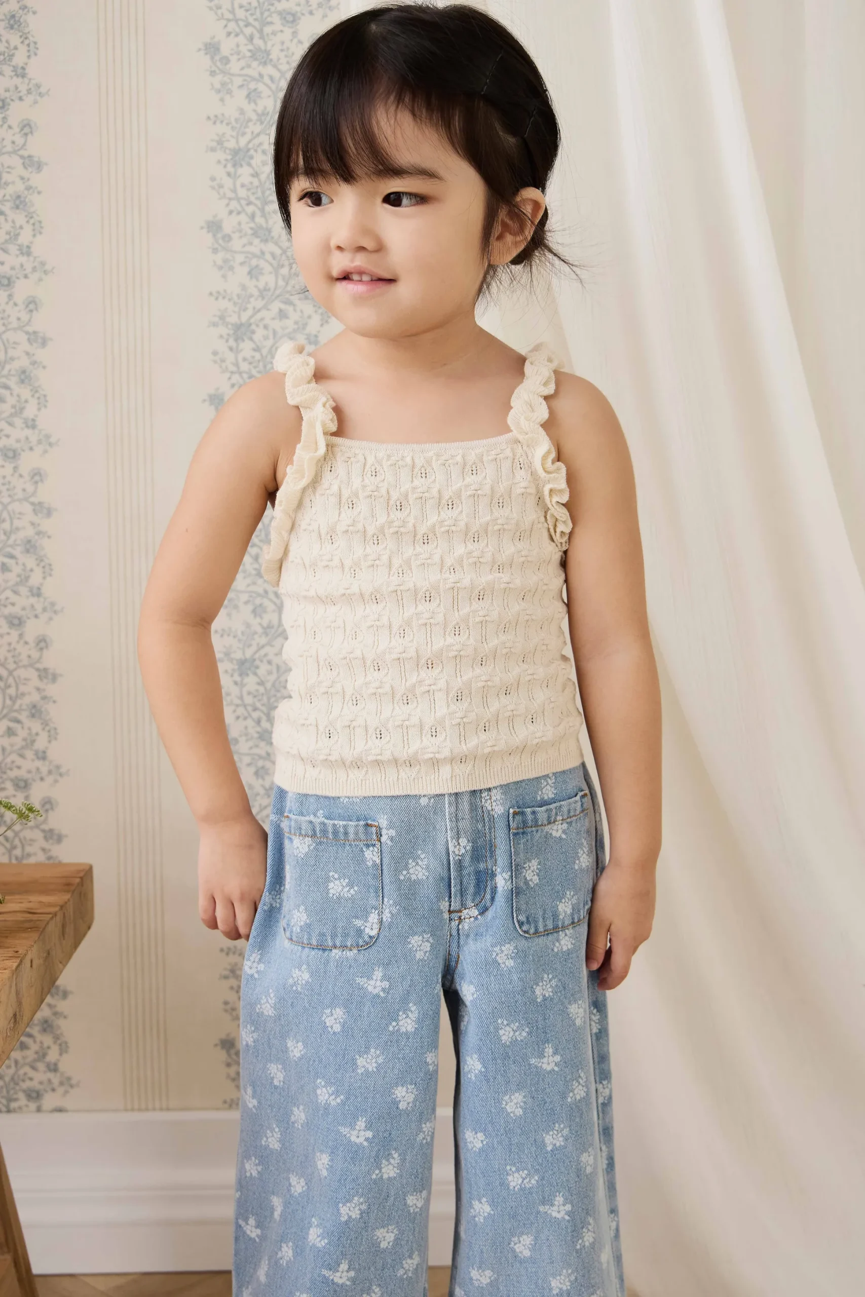 Sammy Knitted Top - Vanilla