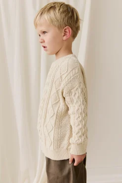 Sawyer Knit Jumper - Vanilla