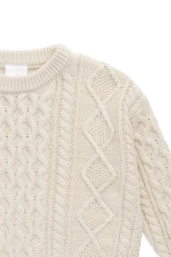 Sawyer Knit Jumper - Vanilla