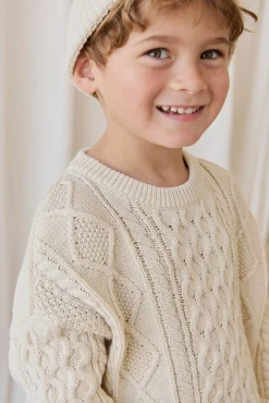 Sawyer Knit Jumper - Vanilla