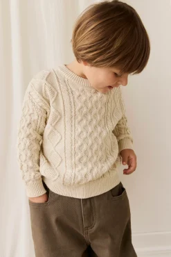 Sawyer Knit Jumper - Vanilla