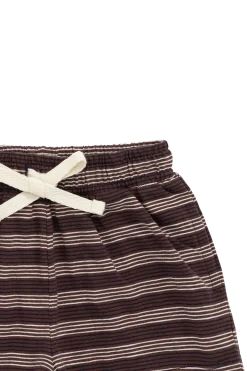 Slub Cotton Iver Short - Regal Stripe
