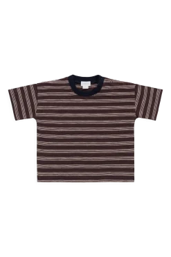 Slub Cotton Iver Tee - Regal Stripe
