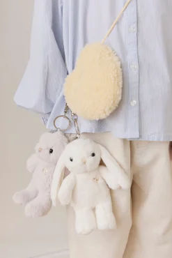 Snuggle Bunnies - Penelope Keyring - Marshmallow