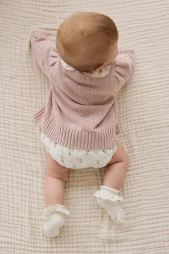 Tasha Knitted Cardigan - Sweetpea Marle