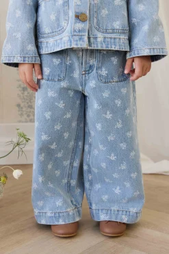 Theodora Pant - Tully Floral Denim