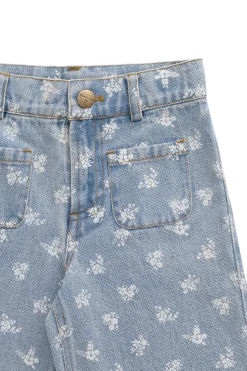 Theodora Pant - Tully Floral Denim