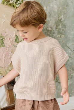 Virgil Knit Vest - Sand