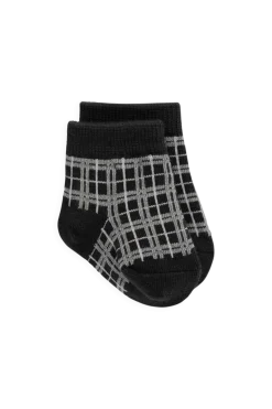 William Socks - Tattersalls Check Basalt